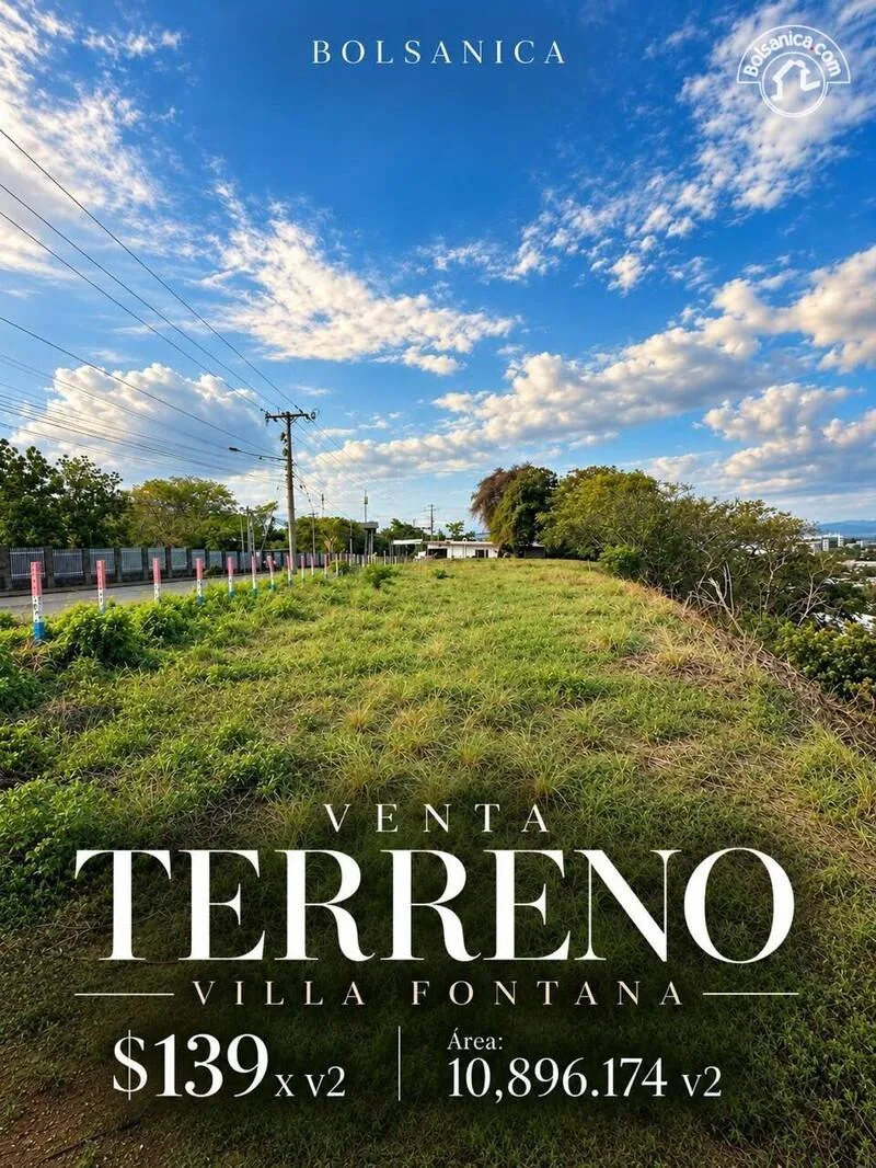 Venta de Terreno en Villa Fontana