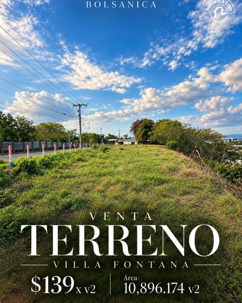 Venta de Terreno en Villa Fontana