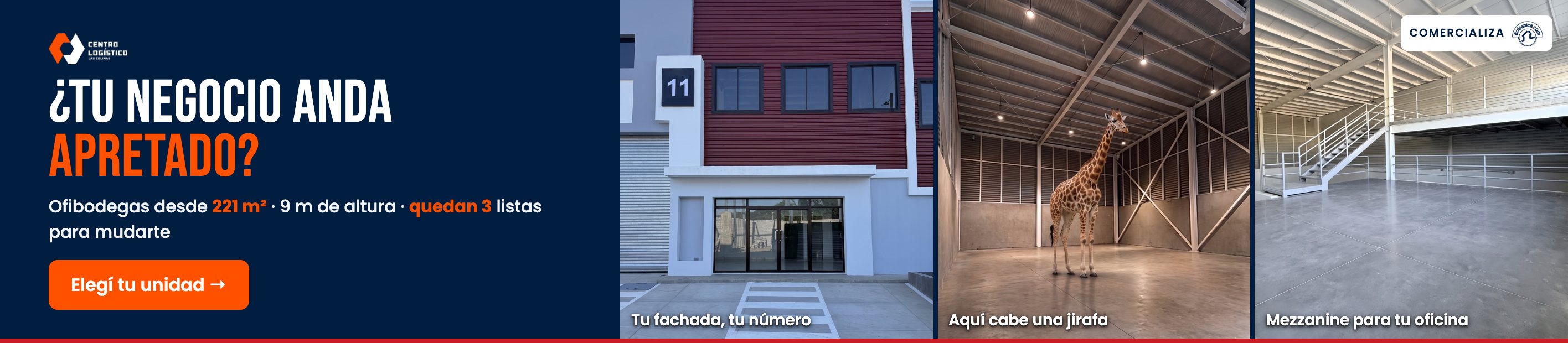 Centro Logístico Las Colinas: ofibodegas desde 221 m², elegí tu unidad